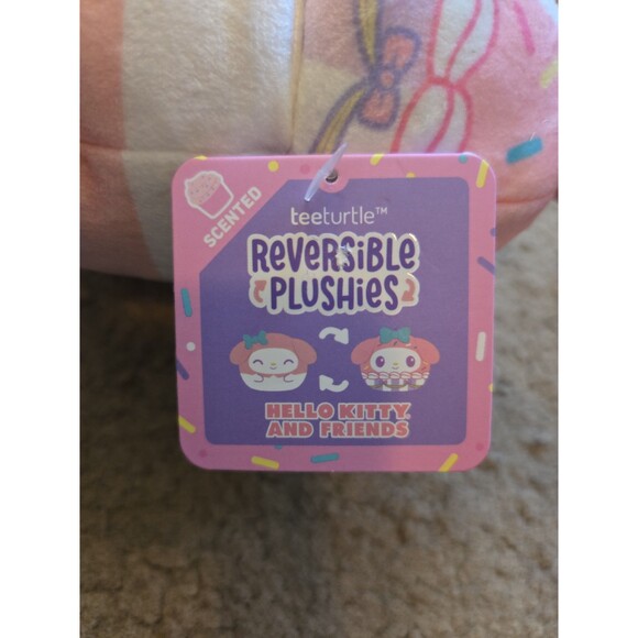 TeeTurtle Sanrio My Melody Reversible Plush (Lot of 2) Scented Plushies, 4” - Picture 4 of 5